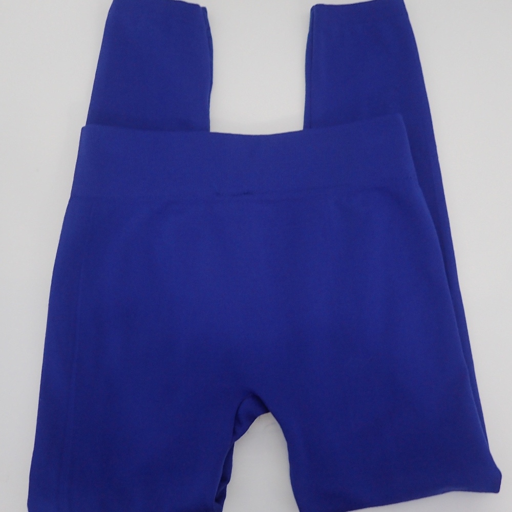 Soft Leggings Girls One Size Royal Blue